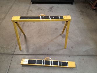 Heavy duty saw horses