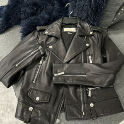 Women’s Biker  Leathers Jacket XS