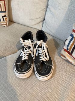Vans Sk8-Hi Black and White Sneakers