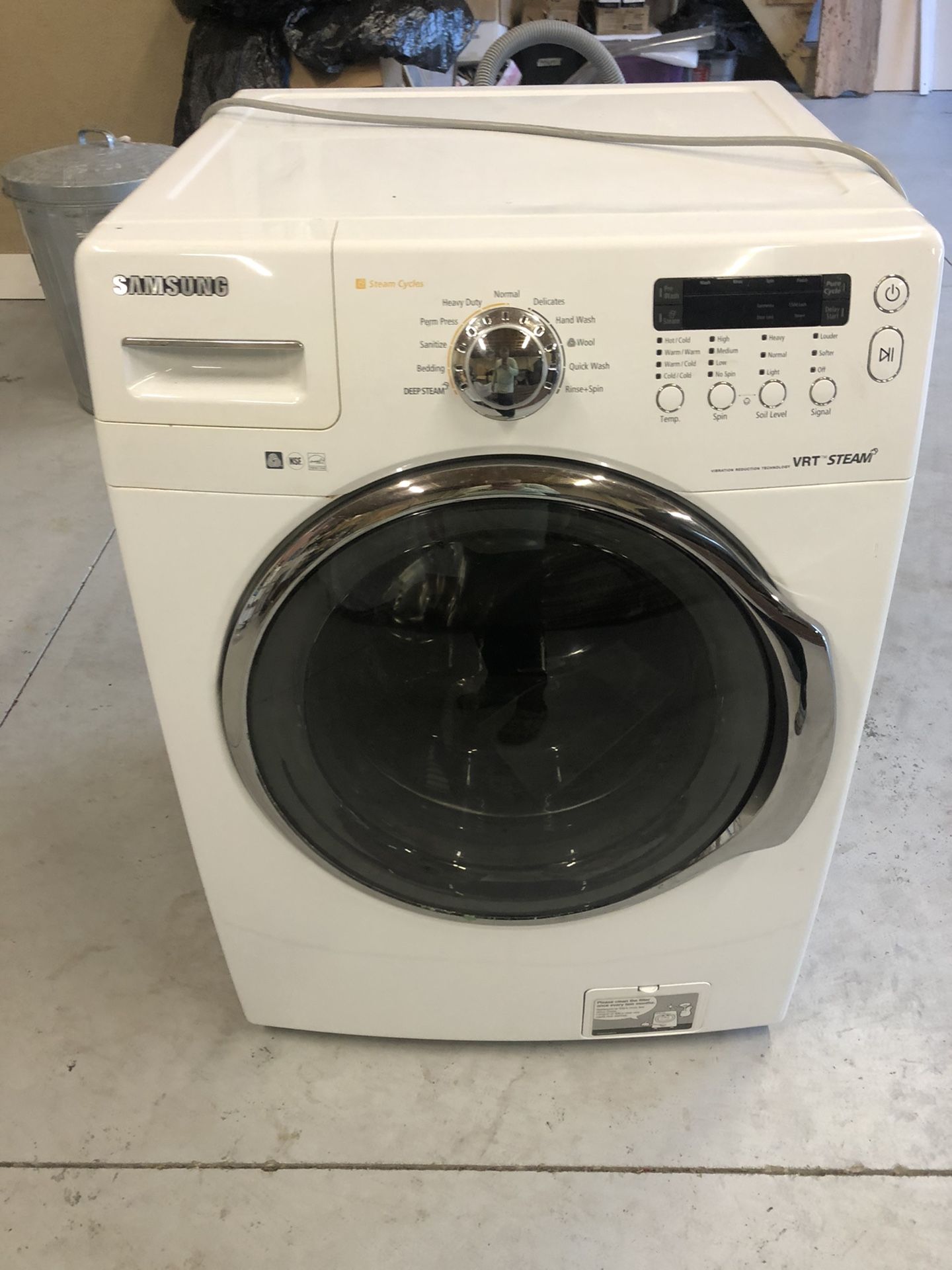 Samsung vrt steam washer