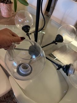 Multi-Arm Globe Pendant Light Fixture
