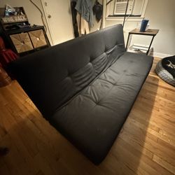 Full Size All Black Futon