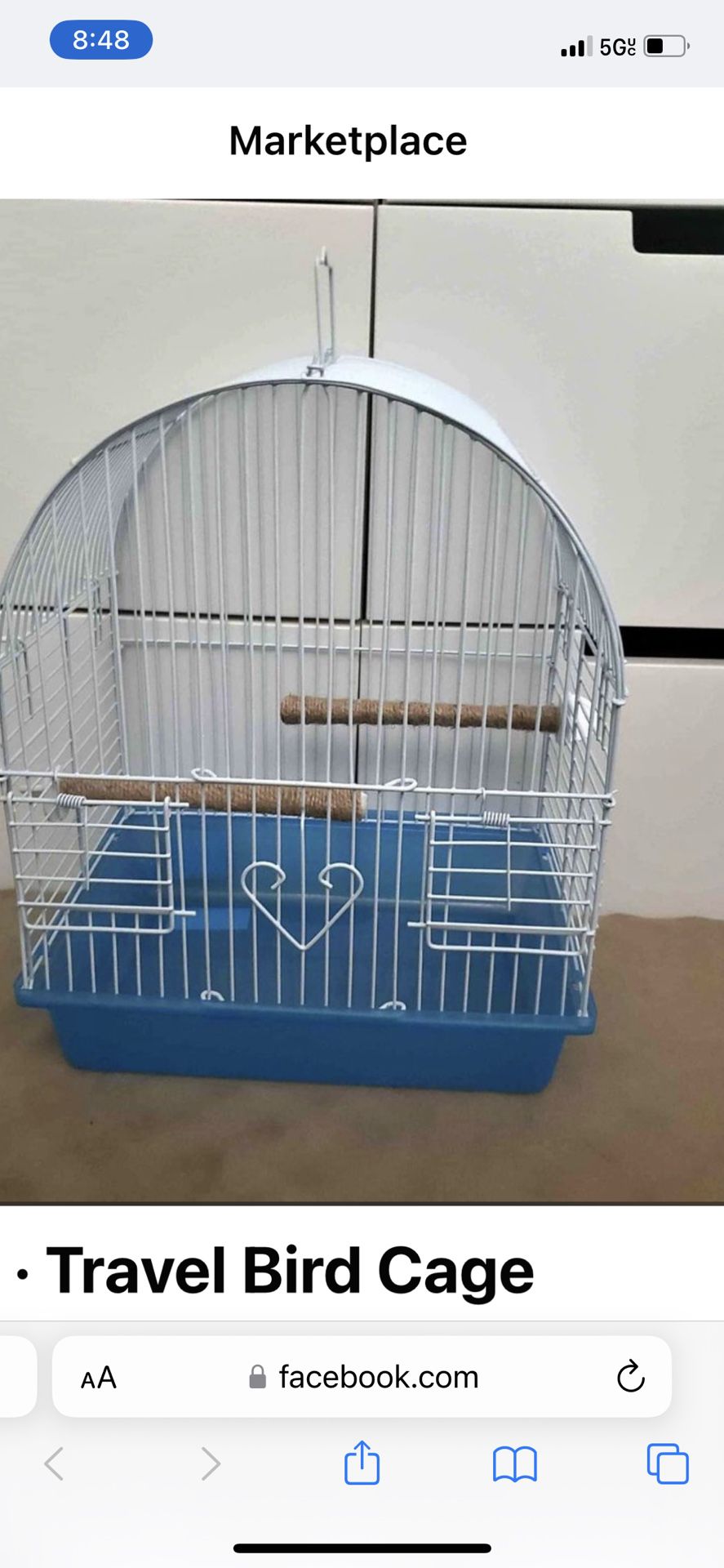 Travel Bird Cage 