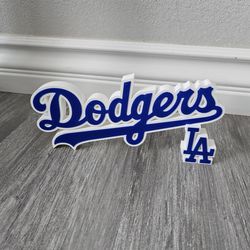 Los Angeles Dodgers standing sign LA