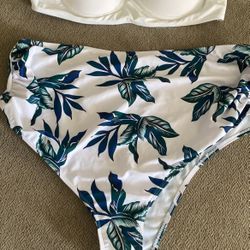 XL Swimsuit High Waisted