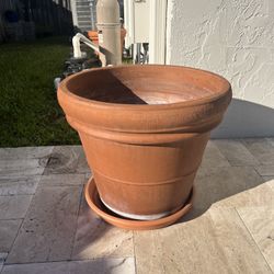 Large Terra Cotta Clay Pot