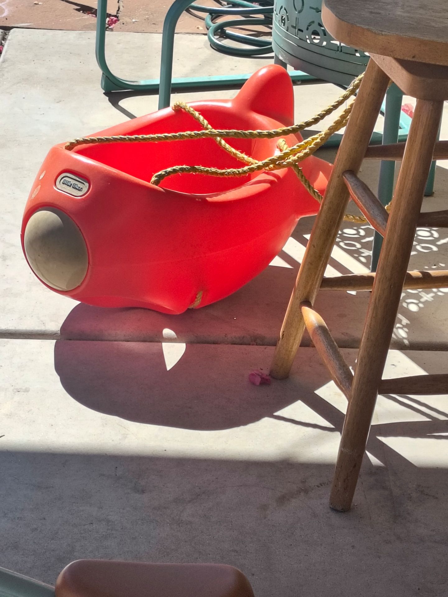 Swing and toddler ride on