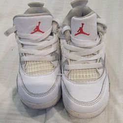 Nike Air Jordan 4 Retro TD "White Oreo"  7c