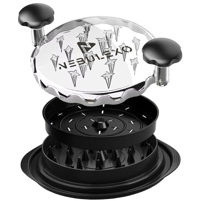 Brand New - Large Chicken Shredder - (3 Layer) Meat Shredder Tool Twist with Plate & Lids, Manual Kitchen Breast Grinder, Handheld Beef Twister Machin