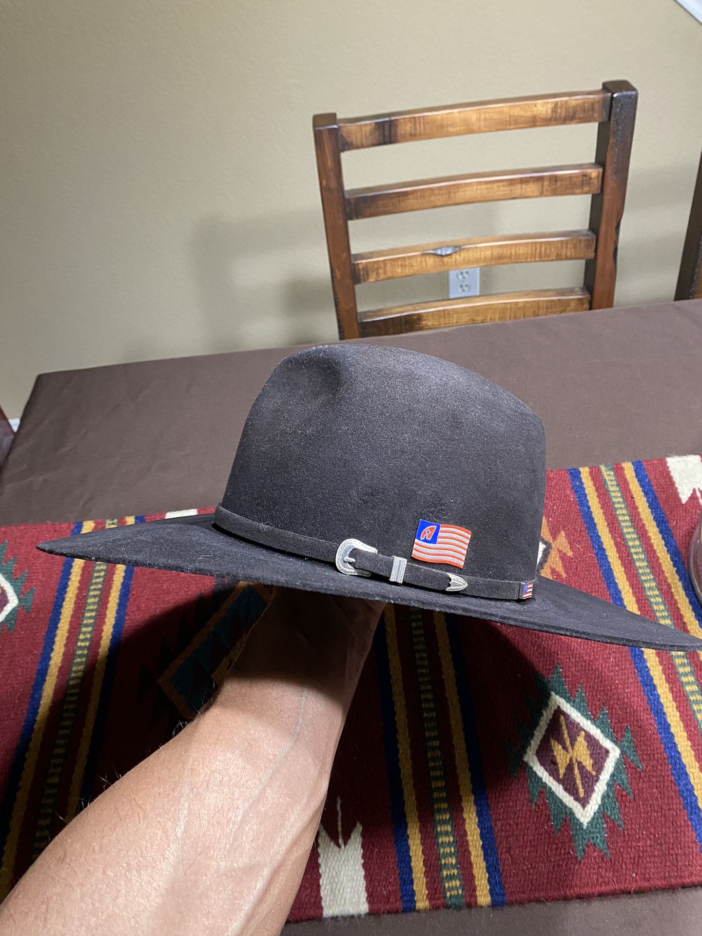 AMERICAN HAT CO COMPANY Black Cherry 7x Felt Cowboy Hat