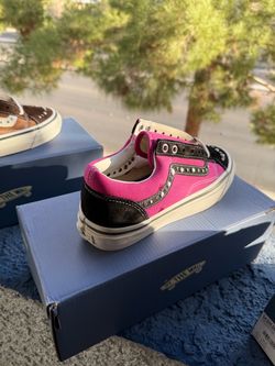 Pink pearlized vans