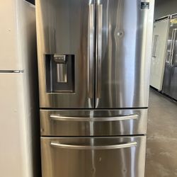 SAMSUNG FOUR DOOR STAINLESS STEEL REFRIGERATOR 