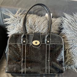 Rossetti Black Handbag/laptop Bag/purse