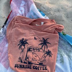 Small  Sunrise Coffee 30A Shirt Top