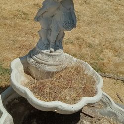 Boy Girl Garden Fountain