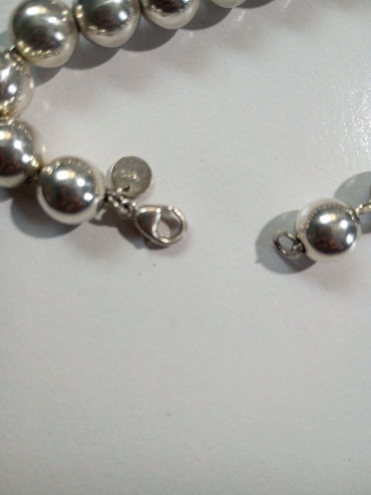 Tiffany And Co Sterling Ball Bracelist