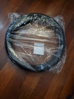 Steering Wheel Cover Flaux Leather For 15 .1/2"