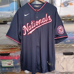 Size XL Washington Nationals Nike Official Alternate Road Jersey