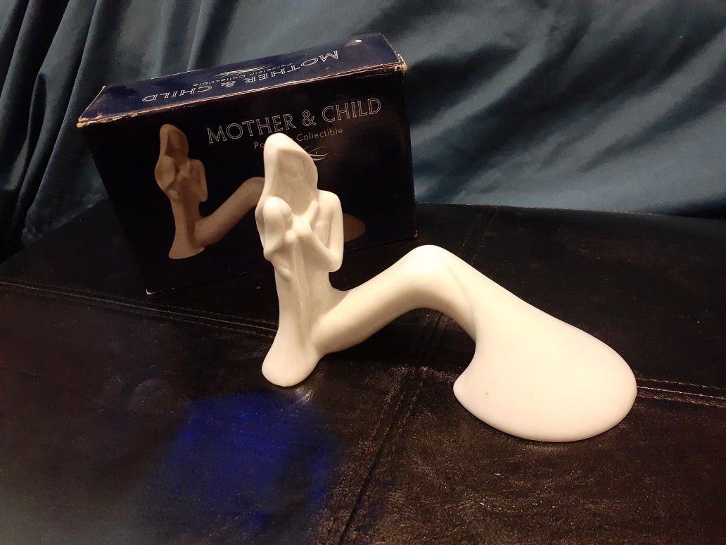 Mother & Child Porcelain Collectible