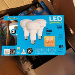 Led Br30 Lightbulb Pack Of 3 New