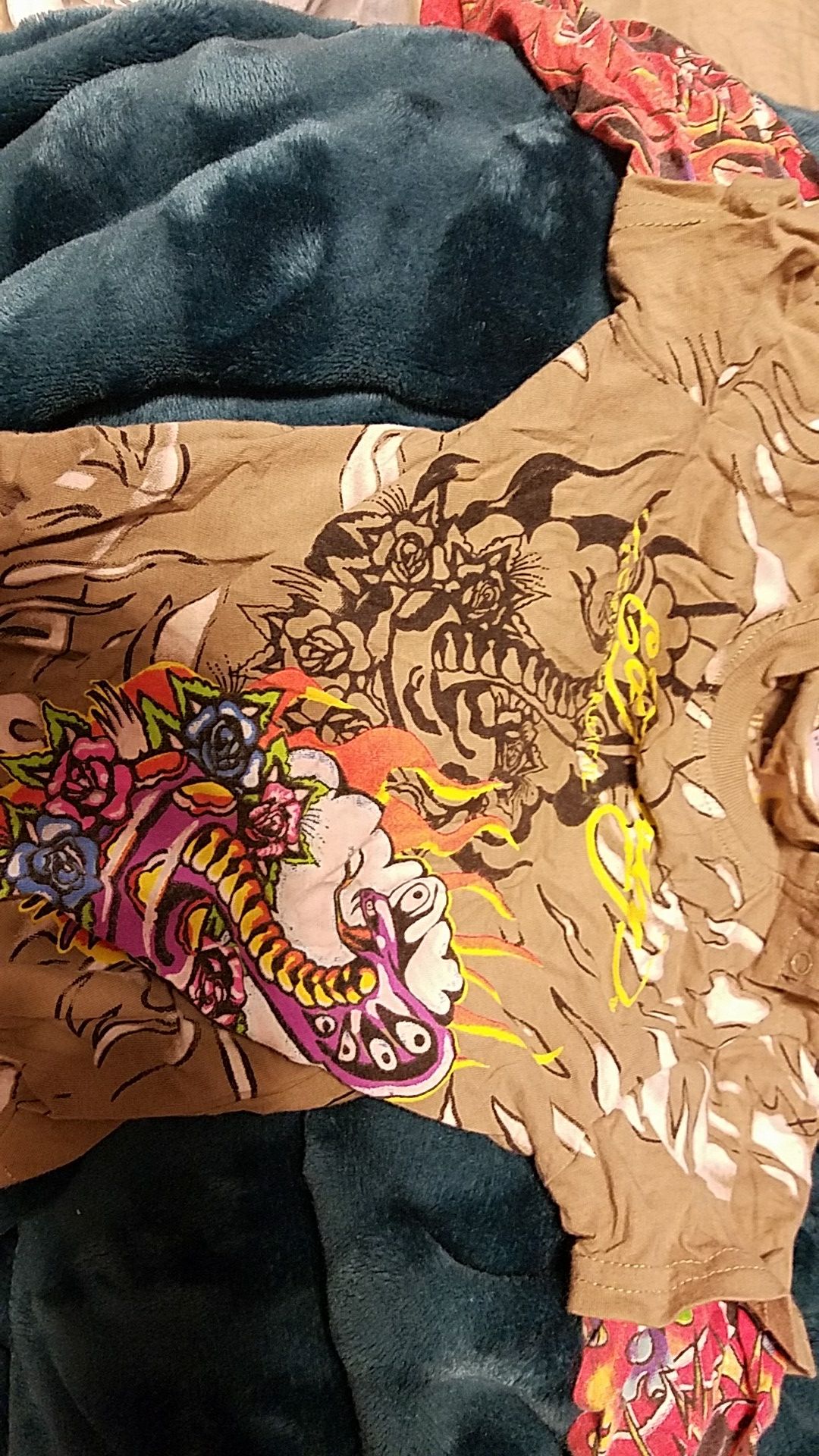 Infant boys ed hardy shirt size 12-18m