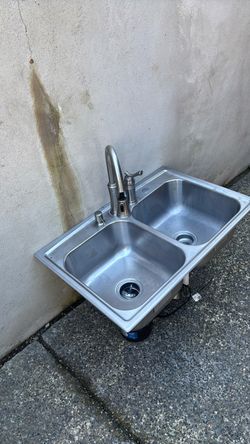 Selling stainless steel double sink