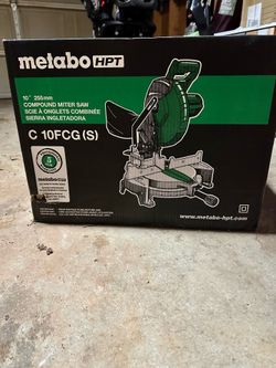 NEW Metabo HPT-10 inch single barrel compound miter saw $100
