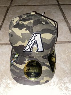 Men's New Era Camo Arizona Diamondbacks 2021 Armed Forces Day 59Fifty 7 1/8 LP