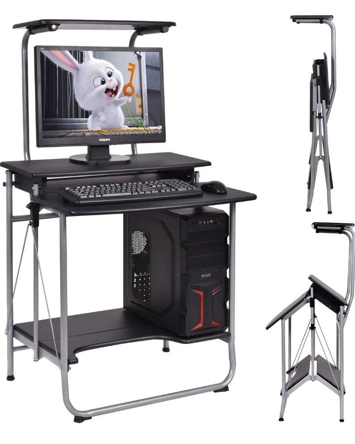 Foldable Computer Desk – Space Saver