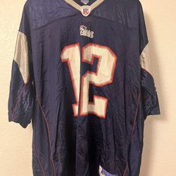 New England Patriots Tom Brady Jersey Vintage Reebok 2XL