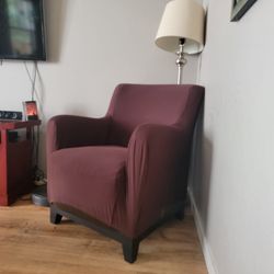 Pair Of Armchairs With Covers 