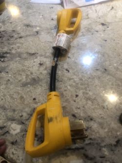 18 in. 125-Volt 50 Amp Male to 30 Amp Female