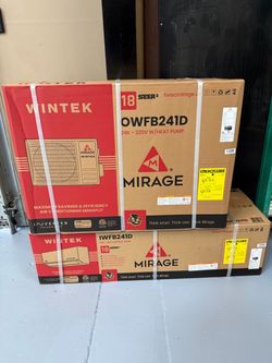 2 Ton Mirage Wintek 24K Mini Split Heat Pump System