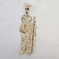 14kt Gold St. Jude San Judas Charm