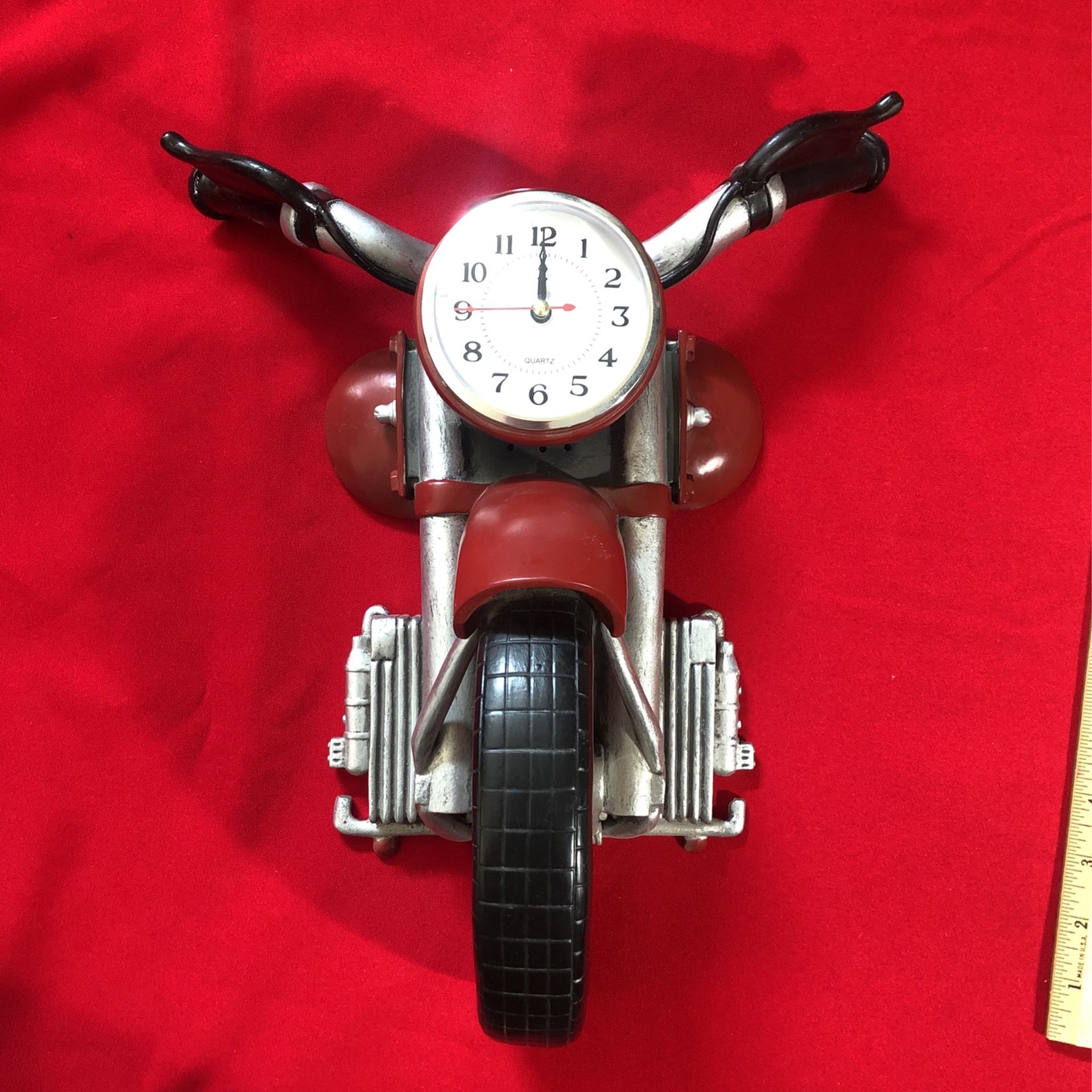 Motorcycle wall clock