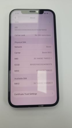 Apple Iphone 12 excellent 64gb