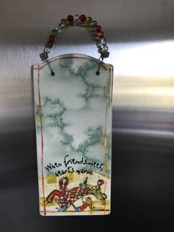 Magnetic Refrigerator/Door/Wall Friendship Sign