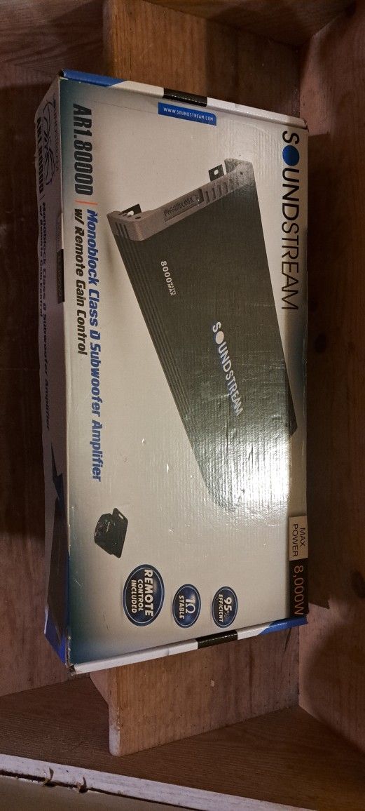 8000 Watt Soundstream Amp
