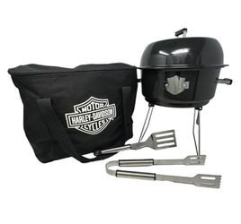 Harley Davidson Portable Charcoal BBQ Grill