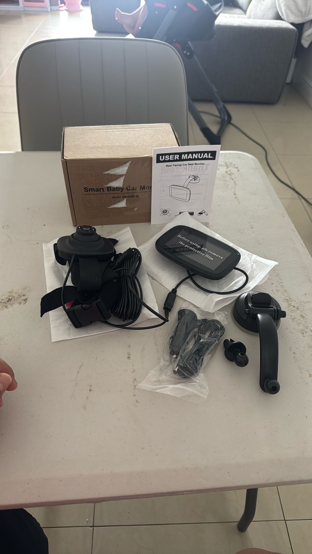 Shybaby 1080P Baby Car Mirror with Camera & Monitor