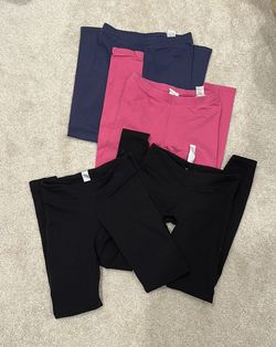 Kids Solid Colored Leggings (sz large, 10)