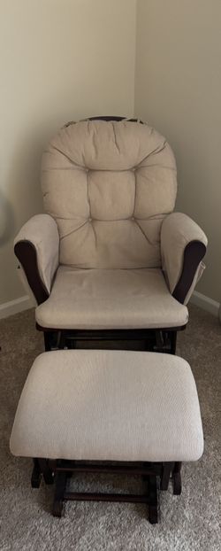 Glider Chair W/Ottoman