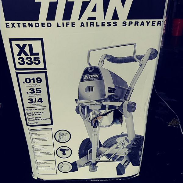 Titan XL335 airless paint sprayer