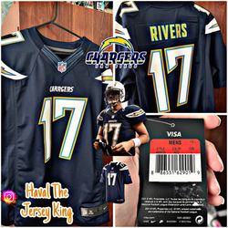 Men's San Diego Chargers Philip Rivers Nike Navy Blue Team Color Limited Jersey