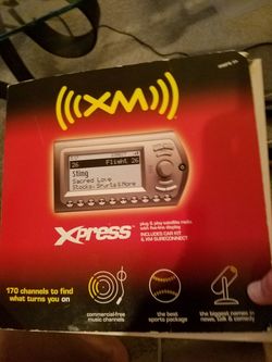 XM XPRESS Sirius Radio. Brand New. Bought but dont have right hookup for my car. Opened box hoping to use in my car