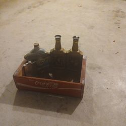 Antique bottles.