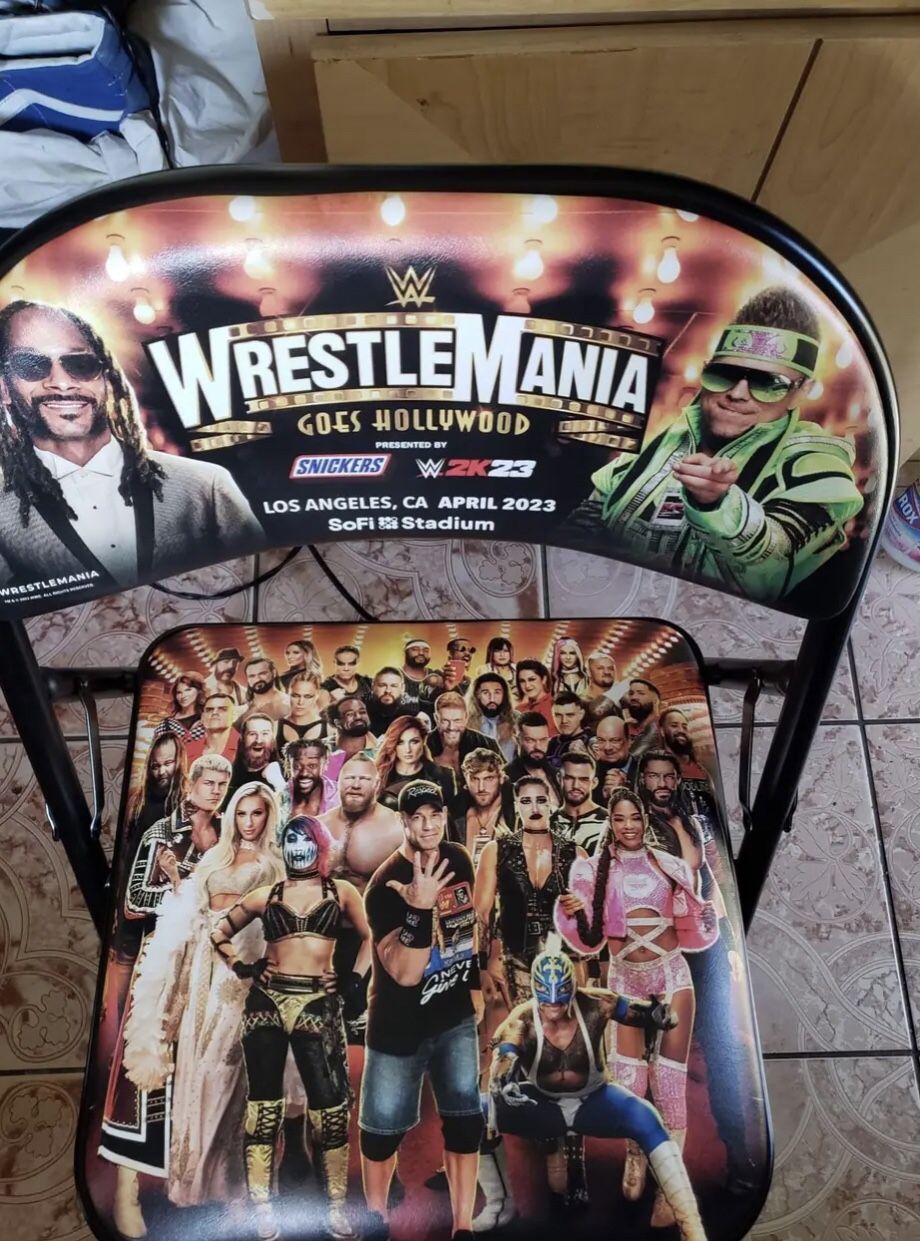 WWE 2023 Wrestlemania 39 Chair