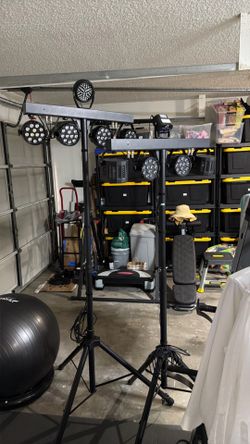 ELIMINATOR MINI PAR LIGHTS & 5 in 1 PAR LIGHTS with free Strobe lights and Party Lights