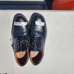 Mens Black Dress Shoes Size 9.5