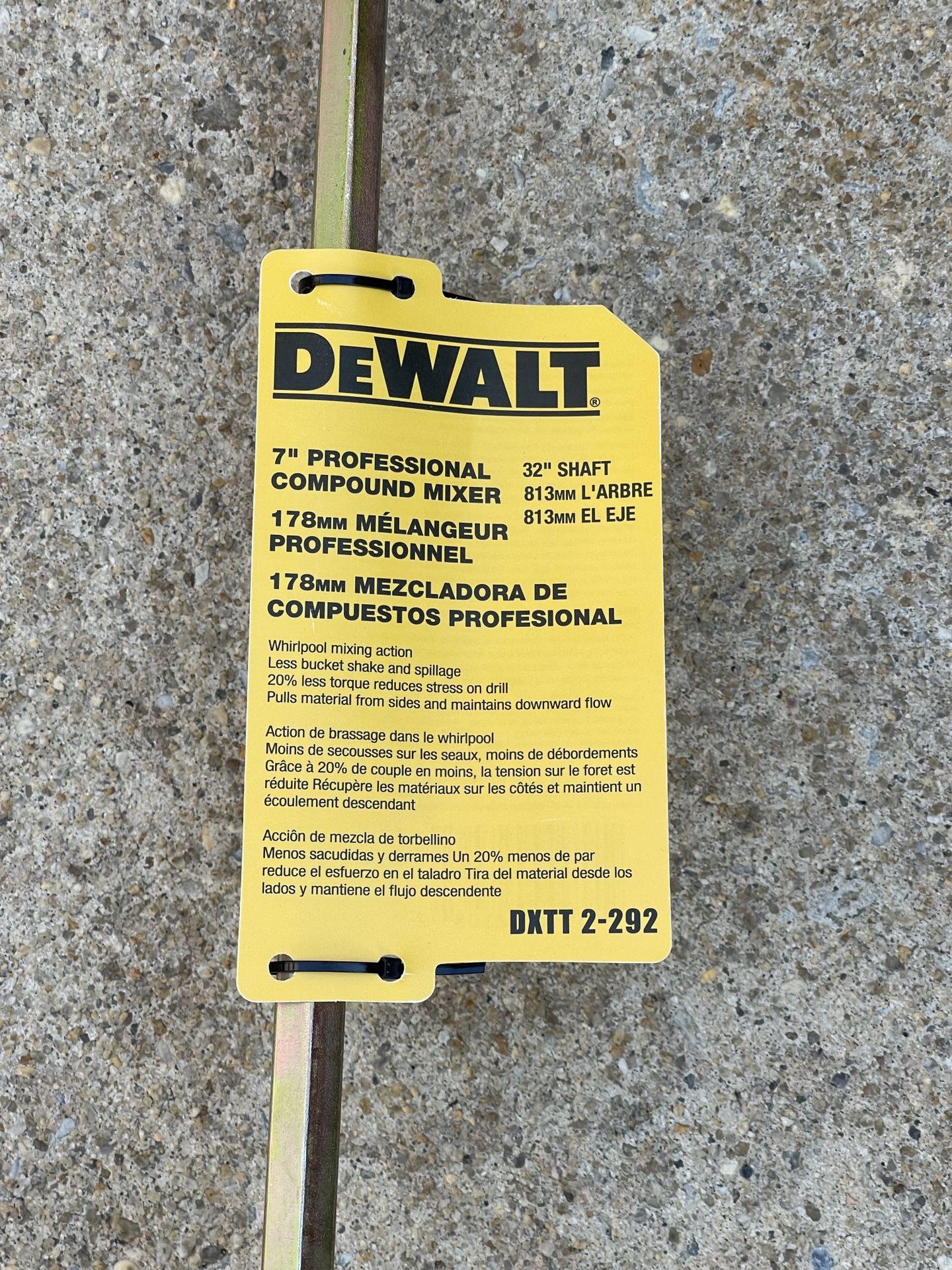 Dewalt 7 Inch Compound Mixer